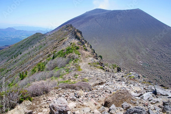 Fototapeta 浅間山外輪山トレッキング