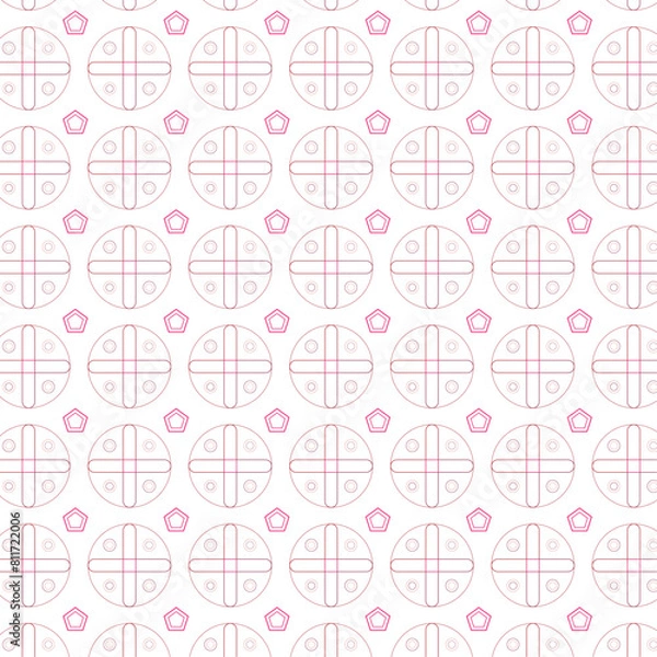 Obraz seamless background pattern with geometric shape