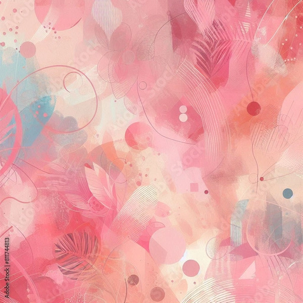 Obraz abstract background with flowers