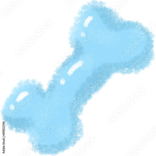 Obraz bone, blue bone, skeleton,