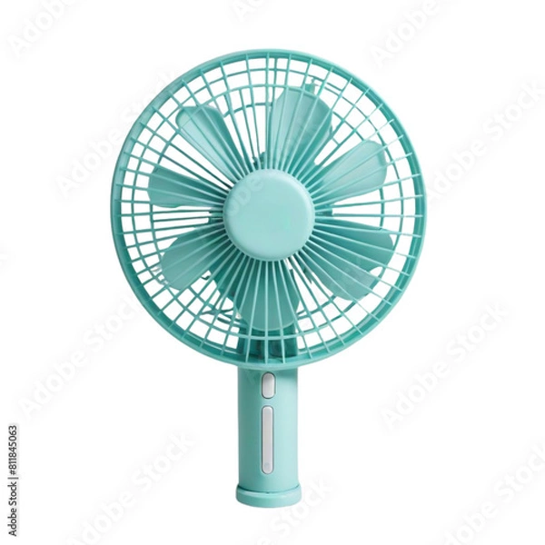 Fototapeta electric fan on Isolated transparent background png. generated with AI