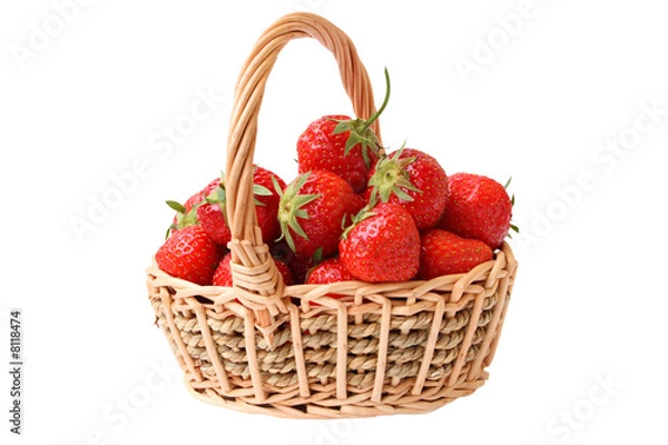 Obraz Erdbeeren in Korb