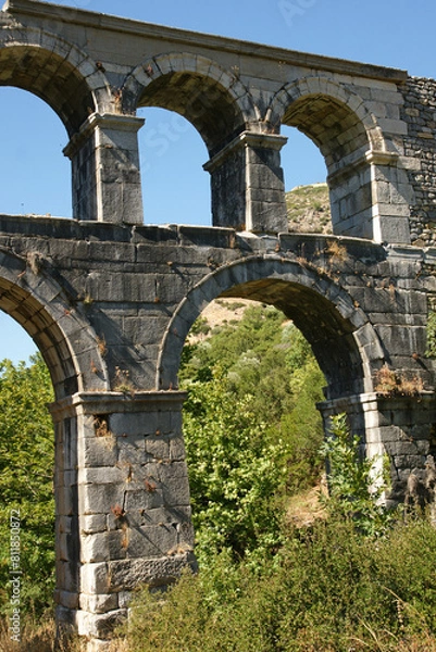 Fototapeta The Pollio Aqueduct in Selcuk, Turkey, was built by the Romans.