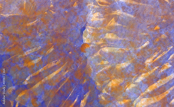 Fototapeta blue orange texture