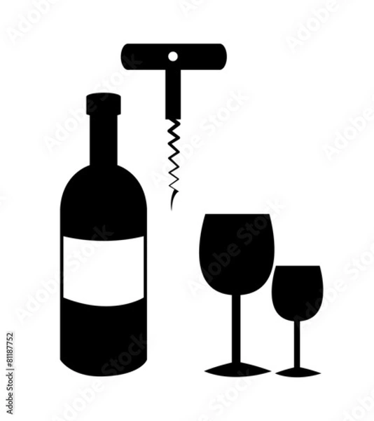 Fototapeta Wine design.