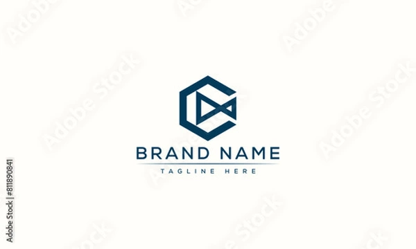 Obraz Logo design letter CX . Elegant modern. Vector template.