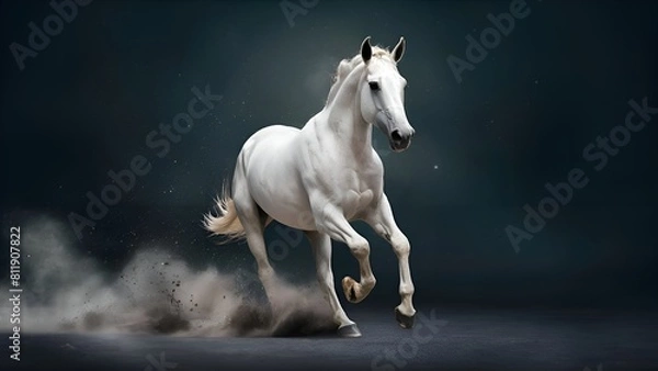 Obraz horse on black