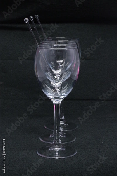 Obraz бокал три штуки