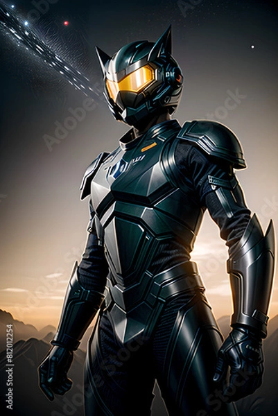 Obraz AI, Man in space