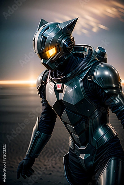 Obraz AI, Man in space