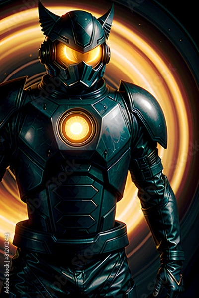 Obraz AI, Man in space