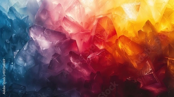Obraz abstract texture colorful background with ice cubes