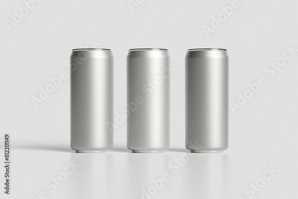 Fototapeta Blank Soda Can Mockup
