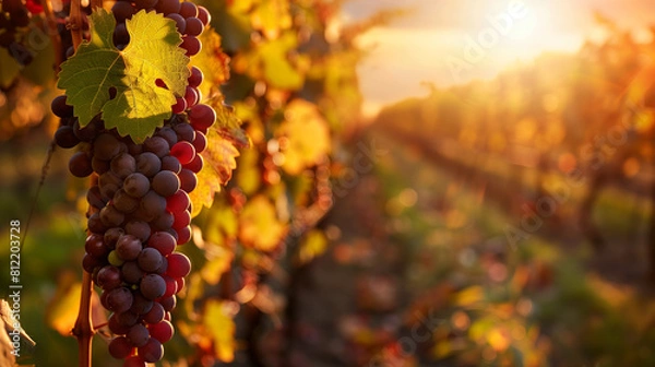 Fototapeta ripe grapes