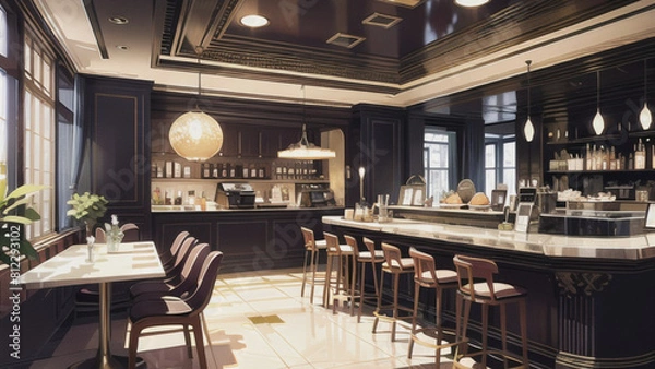 Fototapeta 普通のカフェ,ordinary café