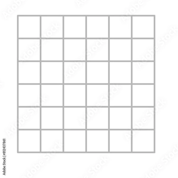 Obraz Simple stylized data table layout template