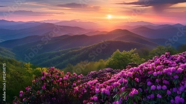 Obraz Stunning Natural Landscape Showcasing Scenic Beauty, Serene Wilderness, Majestic Views, and Tranquil Atmosphere