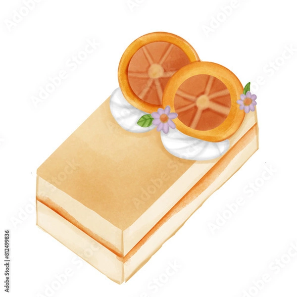 Obraz gift box with orange