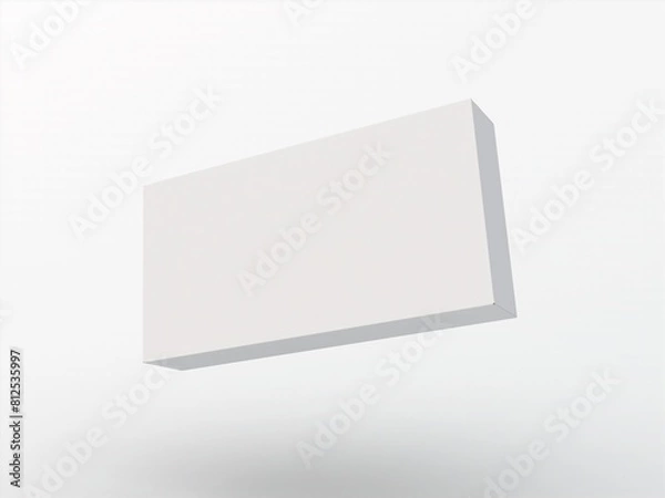 Obraz A white blank box