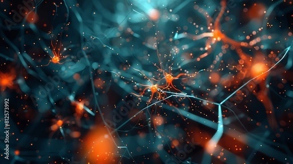 Fototapeta Neuron concept fantasy art