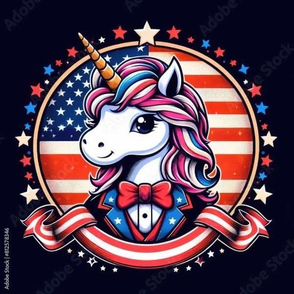 Obraz A cat looking at something attractive lively used for printing illustrator.