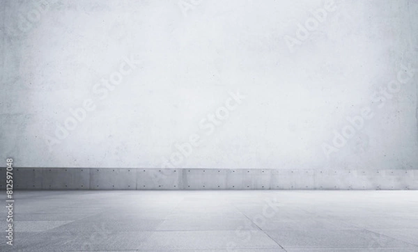 Fototapeta 3d abstract white background of natural architecture stone texture empty space platform white background conceptual wall background