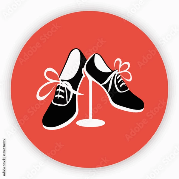 Fototapeta Sneakers Vector Icon
