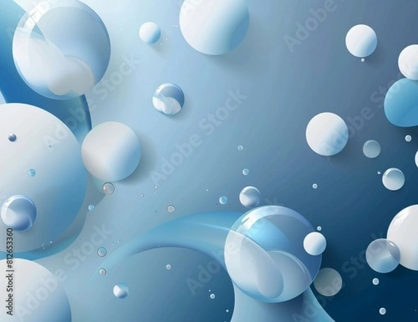 Obraz background with bubbles