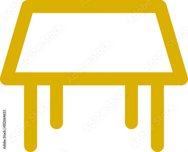 Fototapeta dining table icon 