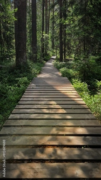 Obraz path in the forest