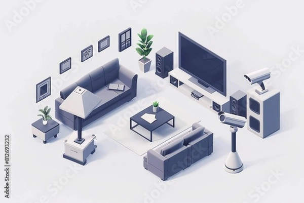 Obraz Privacy measures in camera systems integrate smart network operations for enhanced security observation through communicative and alert-based surveillance.