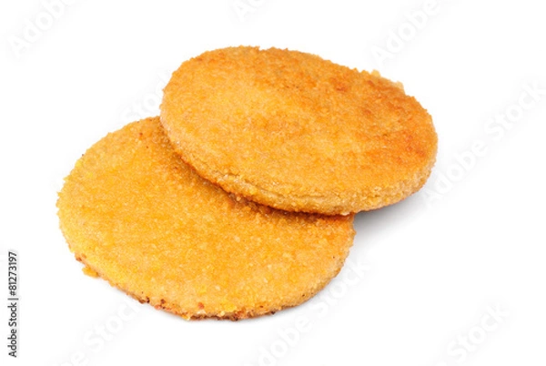 Obraz fish burgers isolated on white