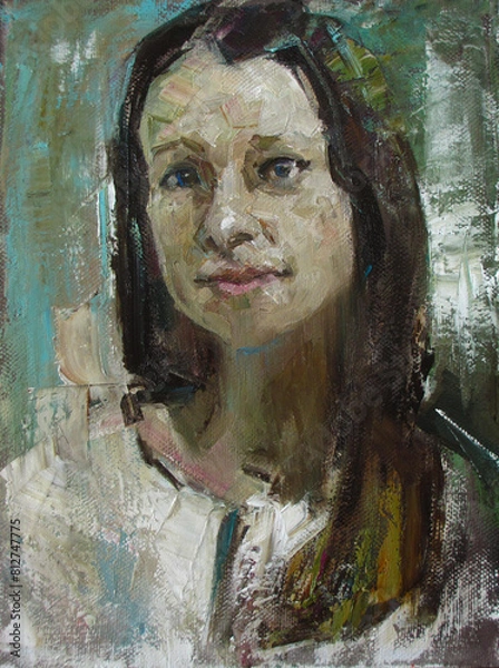 Fototapeta skethh with an unknown