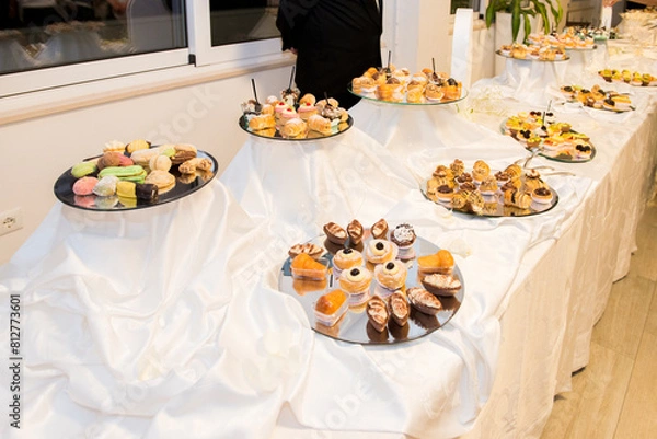 Obraz Buffet di matrimonio