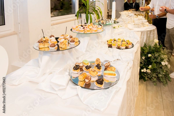 Obraz Buffet di matrimonio