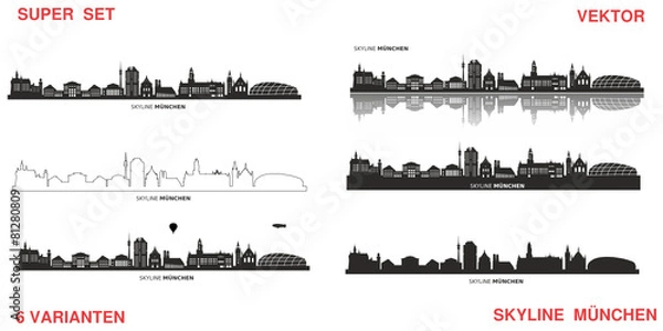 Obraz Skyline München