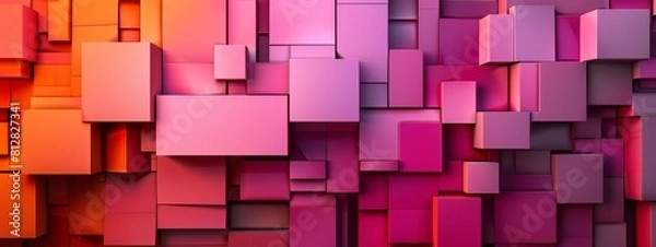 Fototapeta Vibrant Abstract Pattern with Bold Colors for Graphic Design and Branding