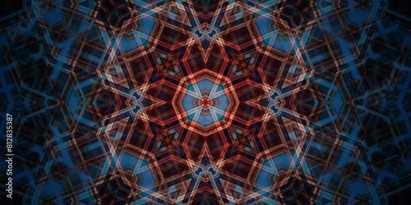 Fototapeta Seamless art pattern. Art background texture