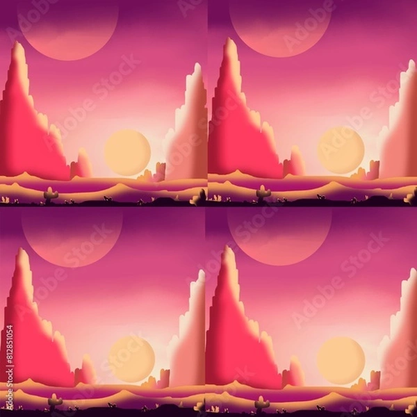 Obraz background with stars