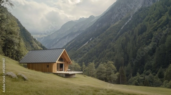 Obraz house in the mountains