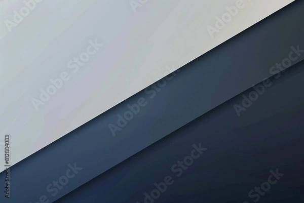 Fototapeta Simple modern background with dark grey and light grey shapes