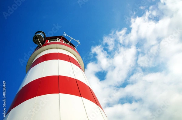 Obraz Lighthouse with blue sky