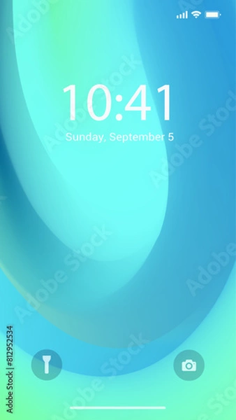 Fototapeta abstract blue background with bubbles