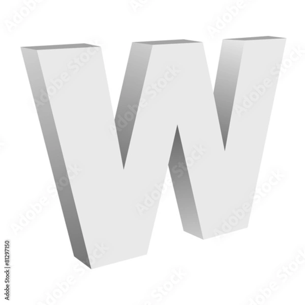 Obraz Vintage Vector 3d W Text