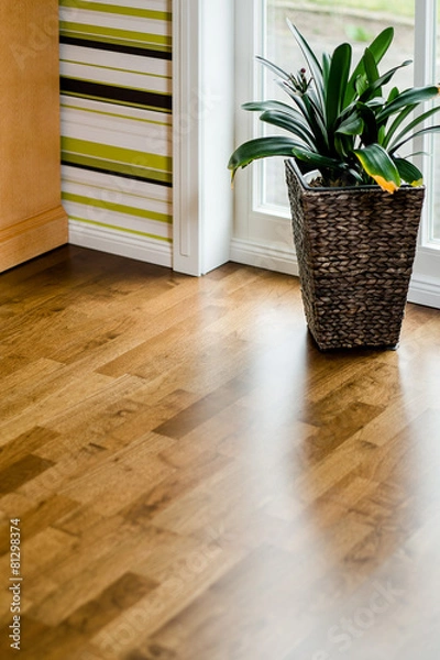 Fototapeta Fußboden Wohnzimmer