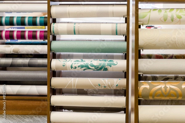 Fototapeta Tapetenmusterständer