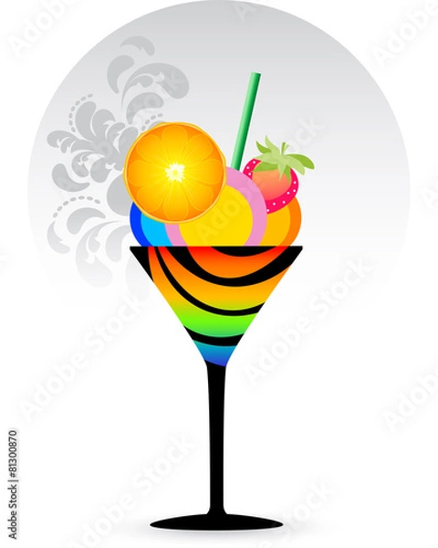 Obraz Ice cream and Cocktail