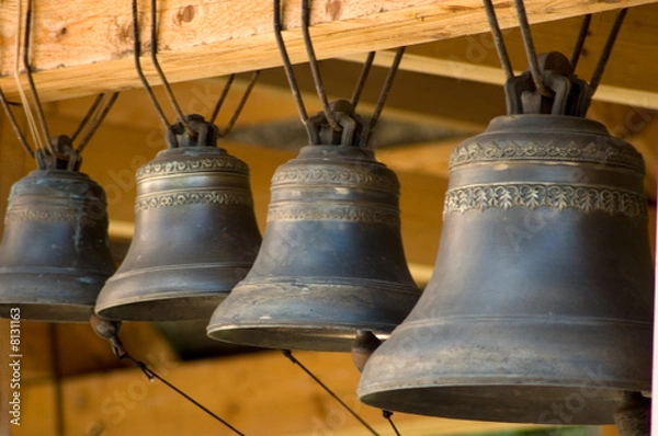Obraz Old bells close up