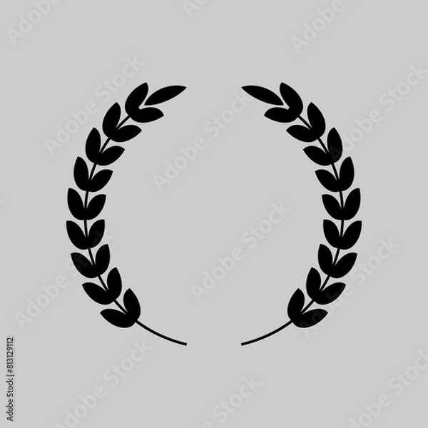 Obraz Laurel Wreath vector Symbol Icon Logo Design