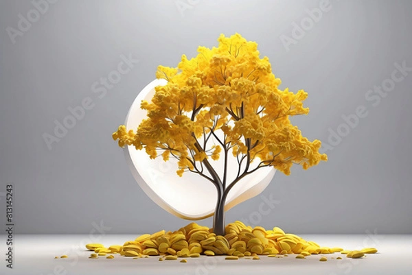 Obraz Miniature pine tree in the house